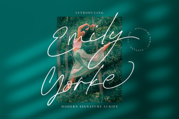 Emily Yorke - Signature Script Font