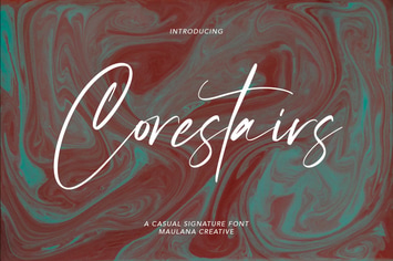 Corestairs Casual Signature Font