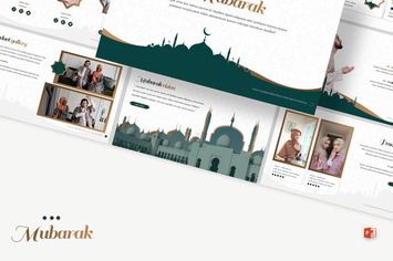 Mubarak - Islamic Shop Powerpoint Template