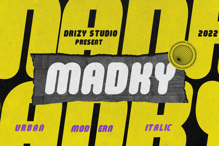 Madky - Modern Urban Font