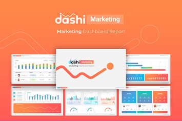 Dashi Marketing – Dashboard Report PowerPoint Temp