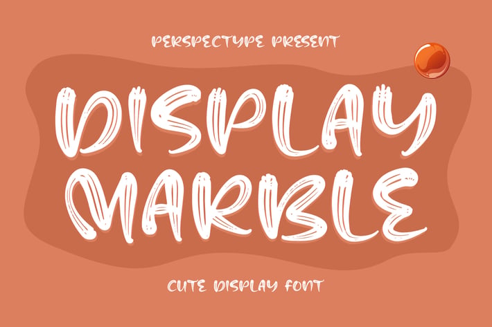 Display Marble Cute Display Font
