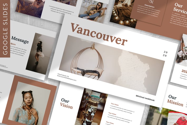 Vancouver - Lookbook Google Slide Template
