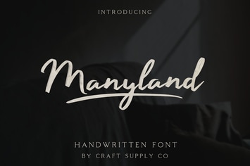Manyland - Handwritten Font