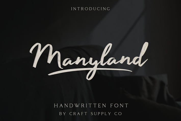Manyland - Handwritten Font