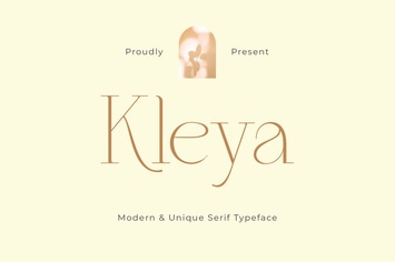 Kleya - Modern Unique Serif Typeface