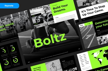 BOLTZ - Sport & Fitness Kyenote Template