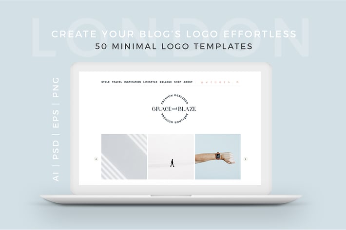 London 50 Minimal Logo Templates