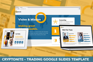 Cryptonite - Trading Google Slides Template