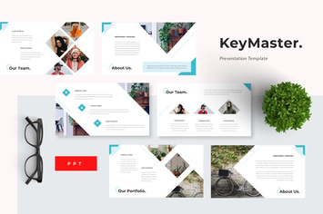 Keymaster - Green Startup Powerpoint Template