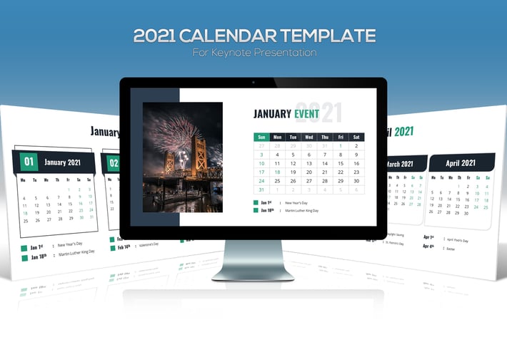 Calendar 2021 Keynote Template