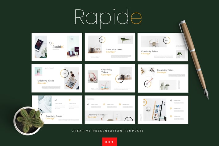 Rapide - Creative Powerpoint Presentation Template