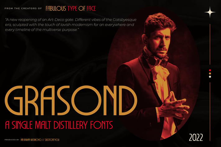 Grasond - Vintage Art Deco Fonts