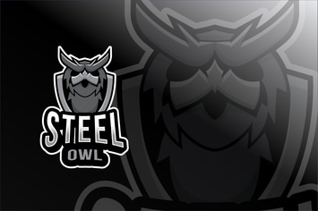 Steel Owl Esport Logo Template