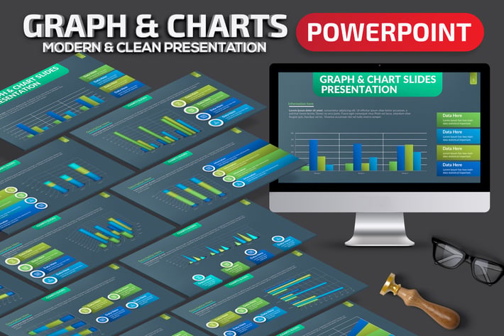 Graph & Charts Powerpoint Template