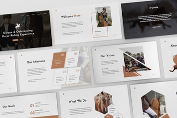 Equestrian Powerpoint Presentation Template
