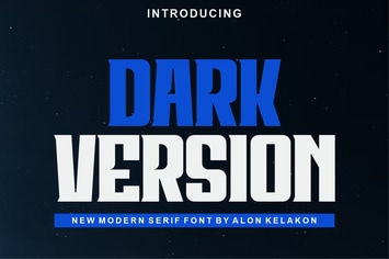 Dark Version Font