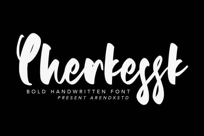Cherkessk Bold Handwritten Font