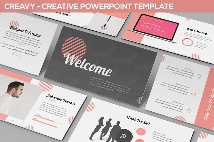 Creavy - Creative Powerpoint Template