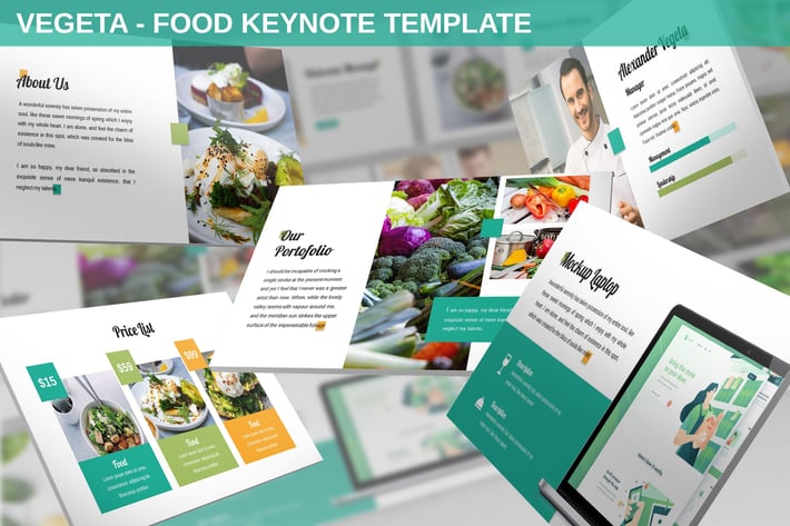 Vegeta - Food Keynote Template