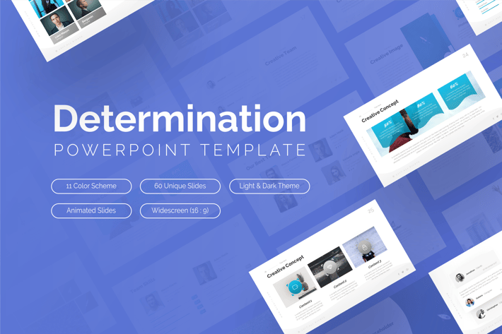 Determination Creative PowerPoint Template