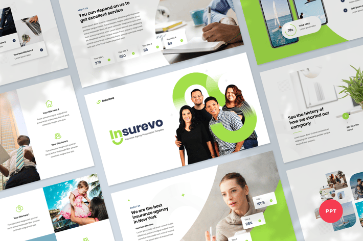 Insurance Agency Presentation PowerPoint Template