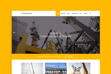 Konstrukt - Construction Joomla Template