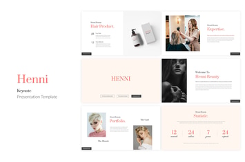 Henni - Beauty Salon Keynote Template