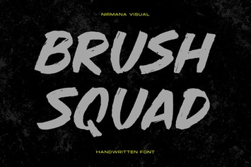 Brush Squad - Logo Font