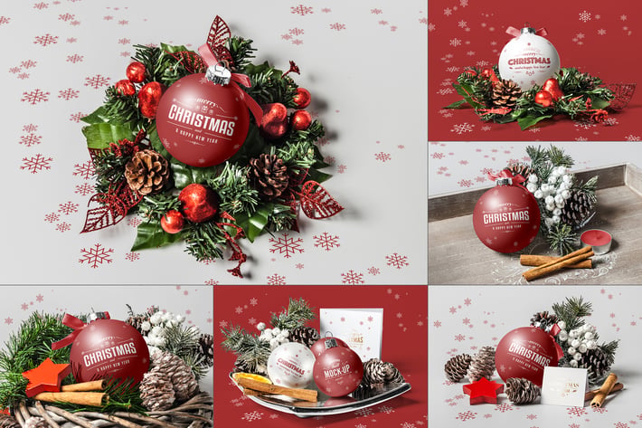 Christmas Ball Mock-up