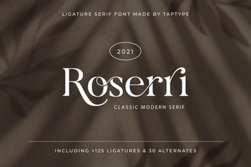 Roserri - Modern Ligature Serif