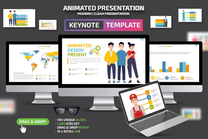 Animated Keynote Presentation Template