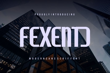 Fexentd Display Typeface