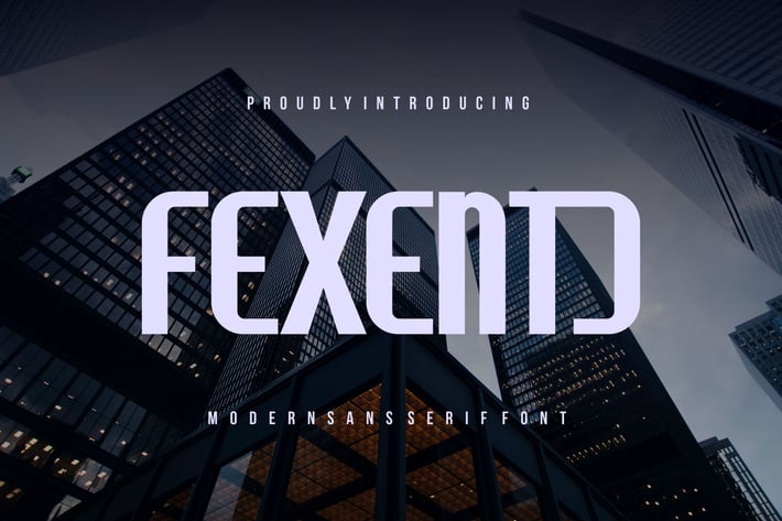 Fexentd Display Typeface