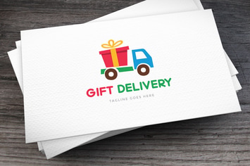 Gift Delivery Logo Template