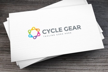 Color Gear Logo Template