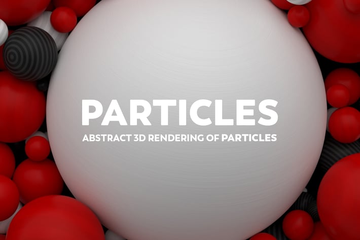 Abstract 3D Rendering Of Particles