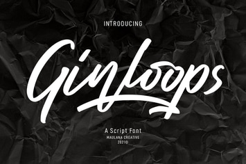Ginloops Handwritten Script Font