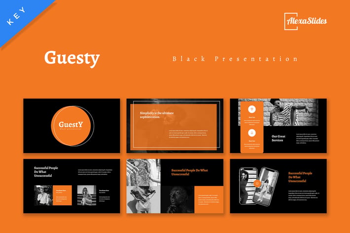 Guesty - Black Keynote Template