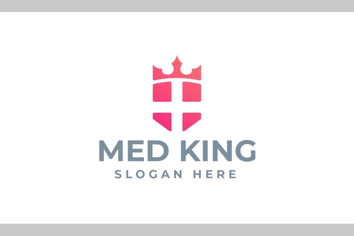 Med King - Health and Medical Logo