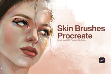 10 Skin Brushes Procreate