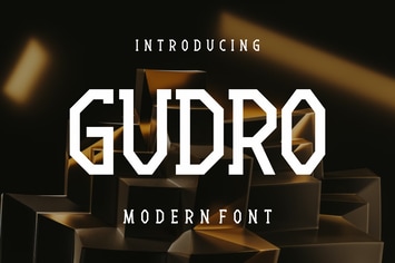 Gudro - Modern Font