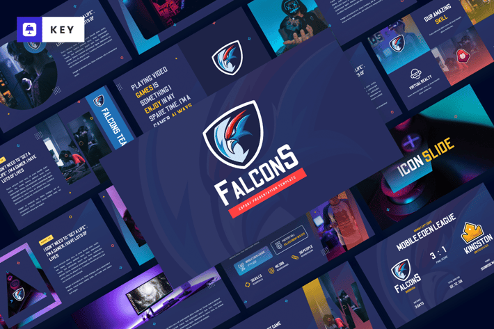 Falcons - Esport & Gaming Keynote Template