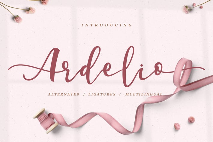Ardelio - Elegant Script Font