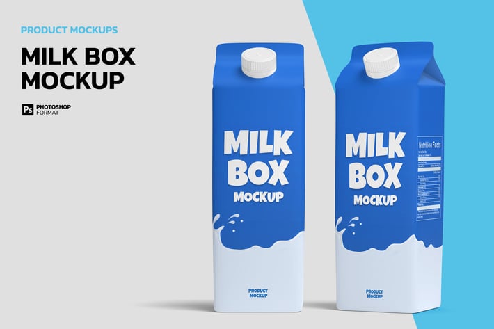 Milk Box - Mockup