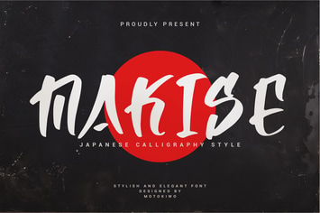 Makise - Japan Calligraphy Style