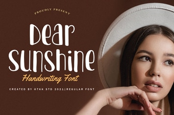 Dear Sunshine - Girly Font