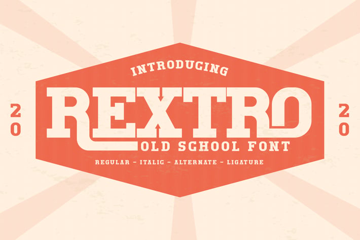Rextro Old School Font