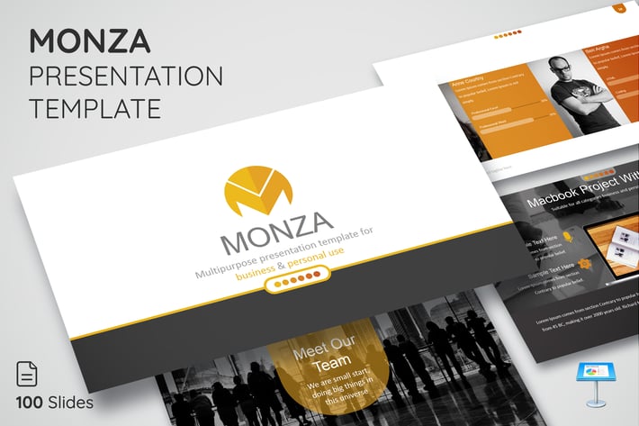 Monza - Keynote Presentation Template