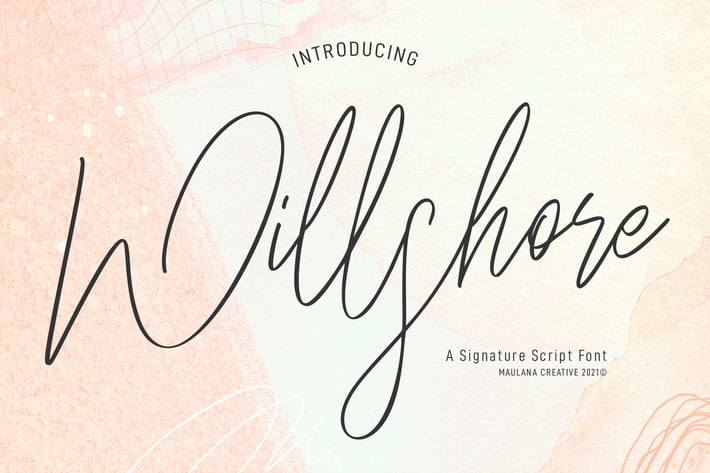 Willshore Signature Script Font